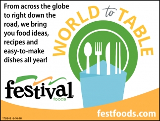 World to Table, Festival Foods, Eau Claire, WI