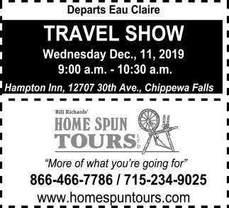 homespun tours rice lake wisconsin