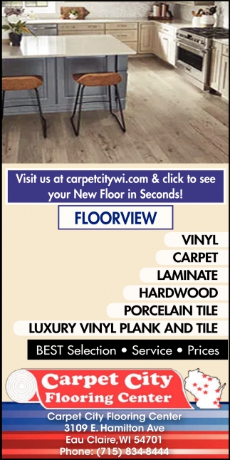 New Floor In Seconds Carpet City, Hardwood Flooring Eau Claire Wi